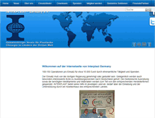 Tablet Screenshot of interplast-germany.de